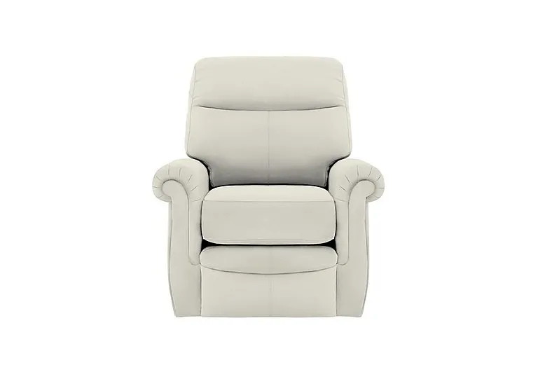 Avon NC Leather Armchair - Oxford Light Grey