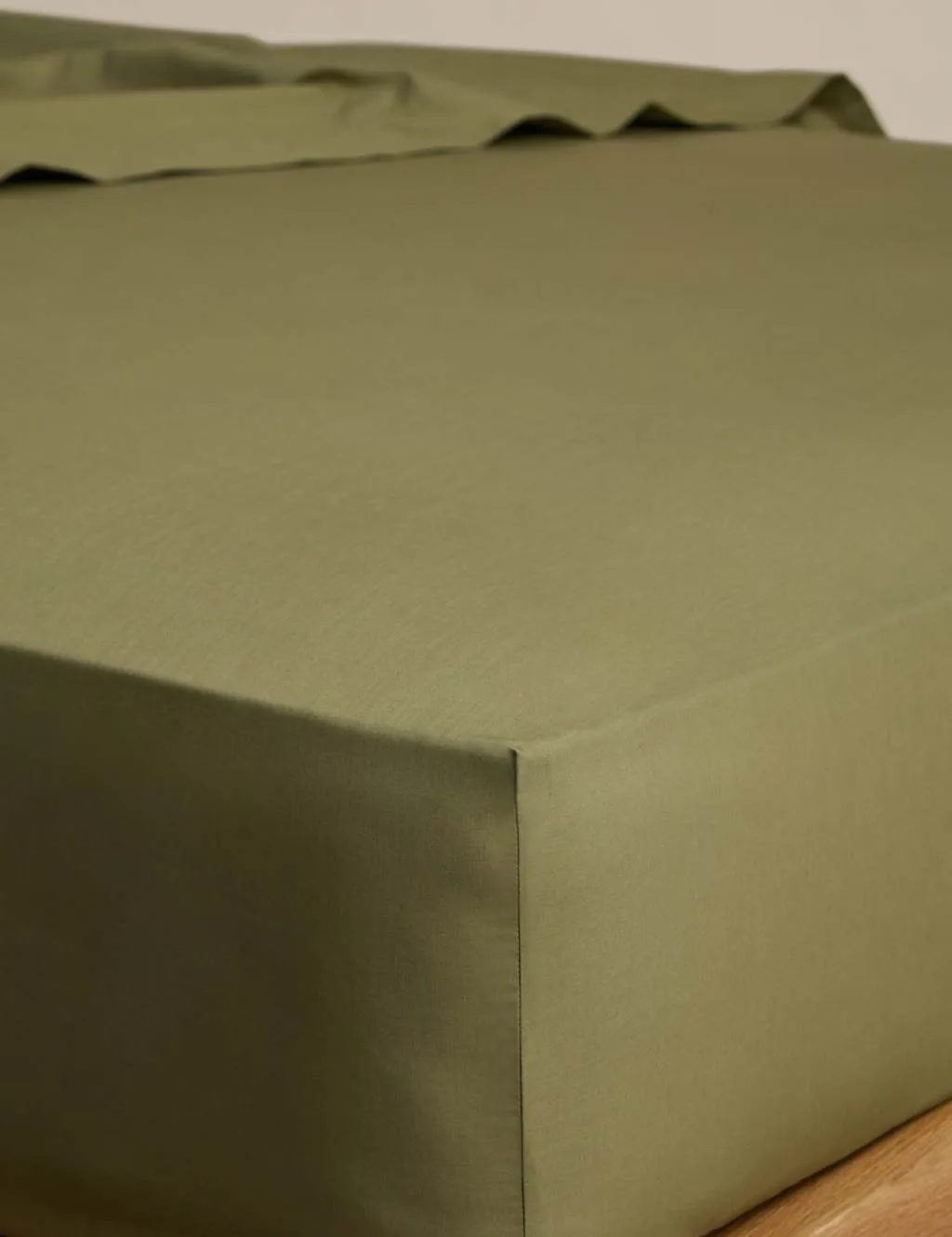 M&S Cotton Rich Extra Deep Fitted Sheet Fern