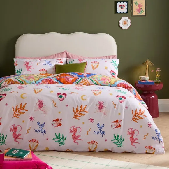 furn Seraphine Reversible Duvet Set Single, Multi 3