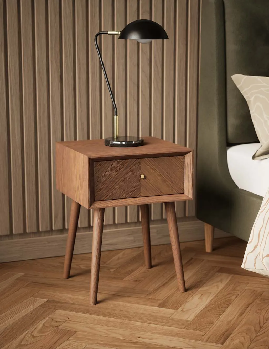 Gallery Direct Monroe Bedside Table Natural