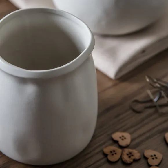 Gallery Direct Tahara Vase, Cream 2