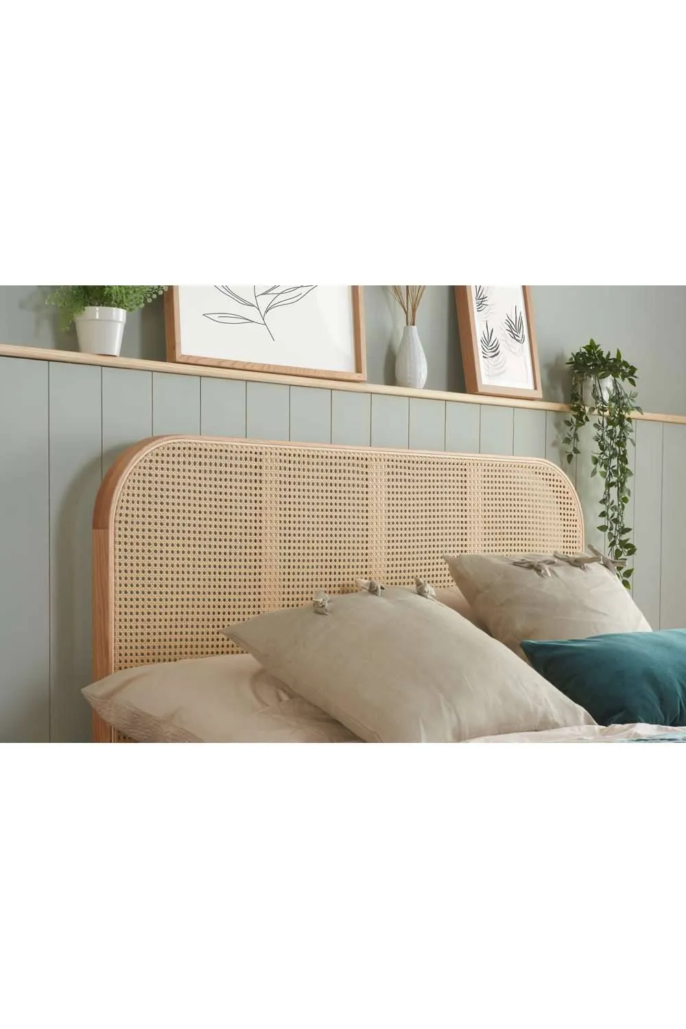 Birlea Rattan Bed Frame Margot Bedstead in Brown 3