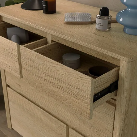 Malik Compact Dressing Table with Pull‑Out Seat 3