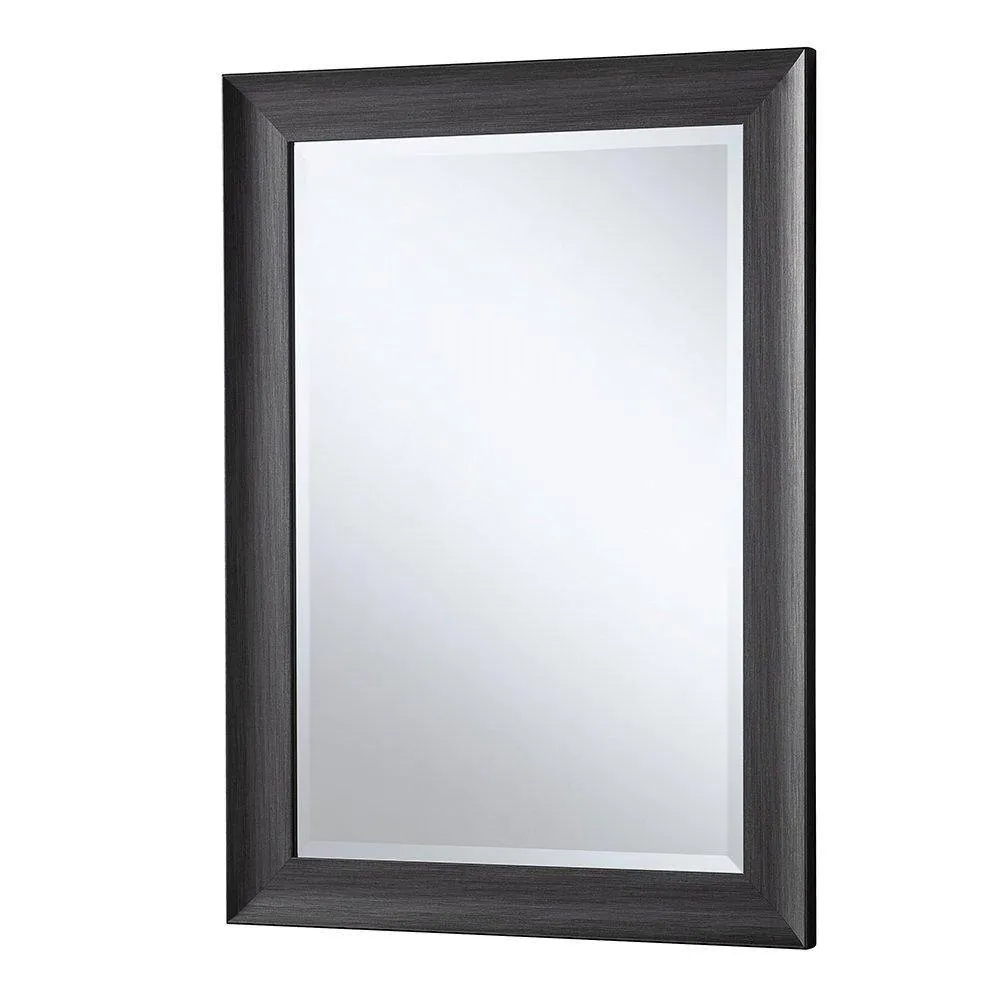 Yearn Mirrors Charcoal Grey Scooped Framed Mirror 76x61cm 3