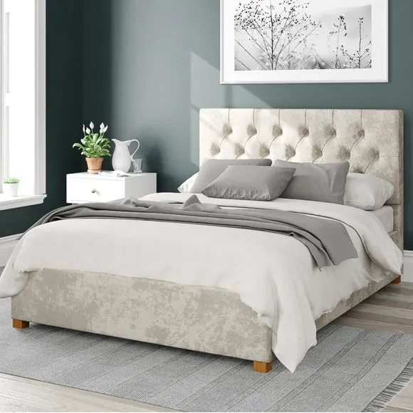 Olivier Mirazzi Velvet Ottoman Bed Frame 1