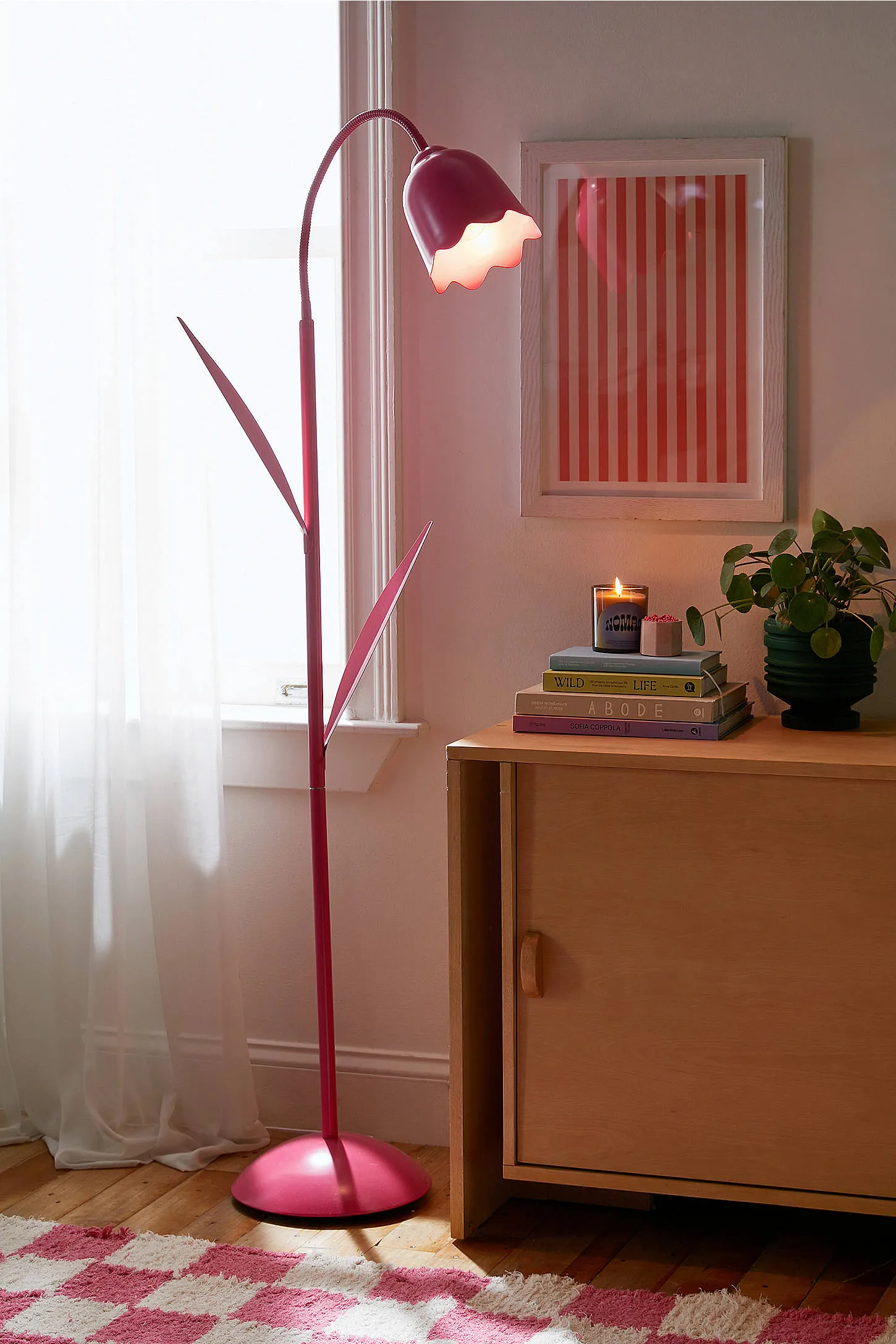 Tulip Floor Lamp - Pink