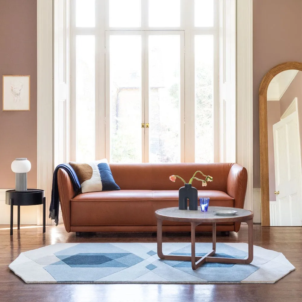 Heal's Valley 2 Seater Sofa Nobilis Velvet Neptune 2