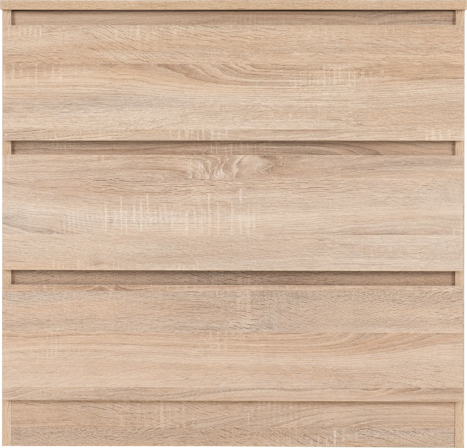 Seconique Malvern 3 Drawer Chest in Light Oak 3