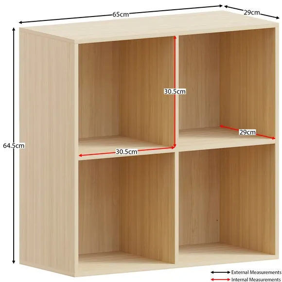 Vida Designs Durham 2x2 Cube Storage Unit 2