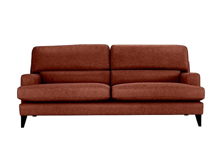 Romilly 4 Seater Fabric Foam Fill Sofa - Rusty Gate