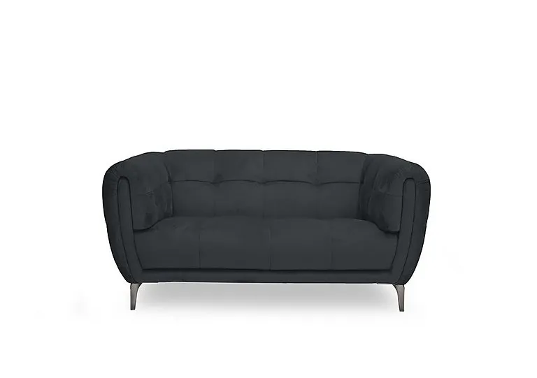 Sienna Fabric 2 Seater Sofa - Opulence Charcoal