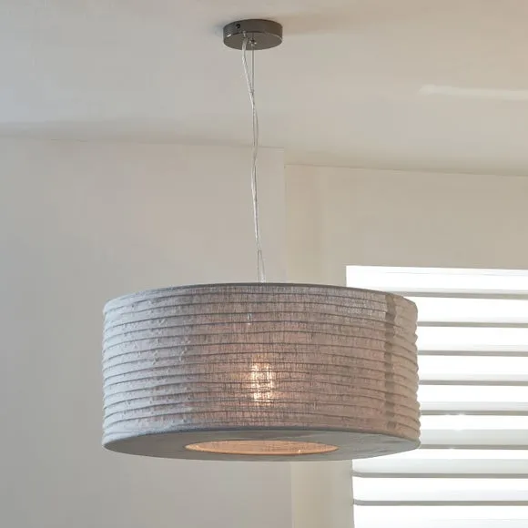 Patpong Jute Easy Fit Pendant Shade 1