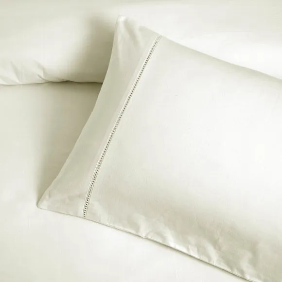 Dorma Luxuriously Soft 100% Brushed Cotton Standard Pillowcase Pair