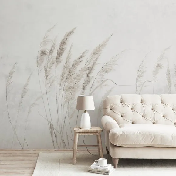 Pampas Grass Wall Mural 1