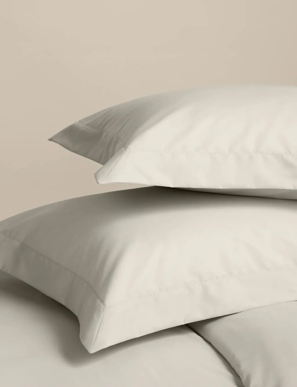 M&S Egyptian Cotton 400 Thread Count Crisp Oxford Pillowcase Linen