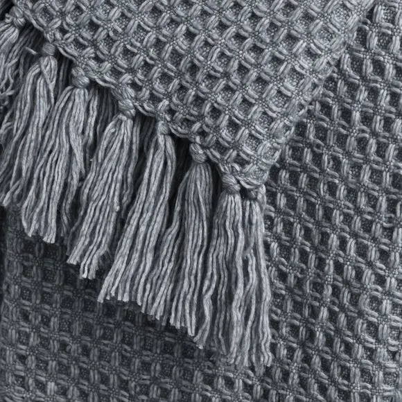 Chunky Waffle Throw Blanket 4