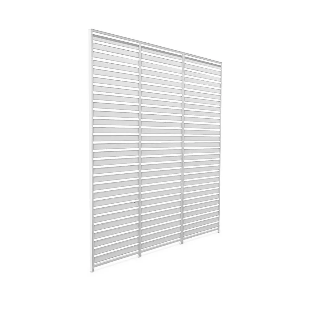 sweeek Set of 3 louvers 100cm for bioclimatic pergola Triomphe 3x3m V2 3x4m 3 in White 3