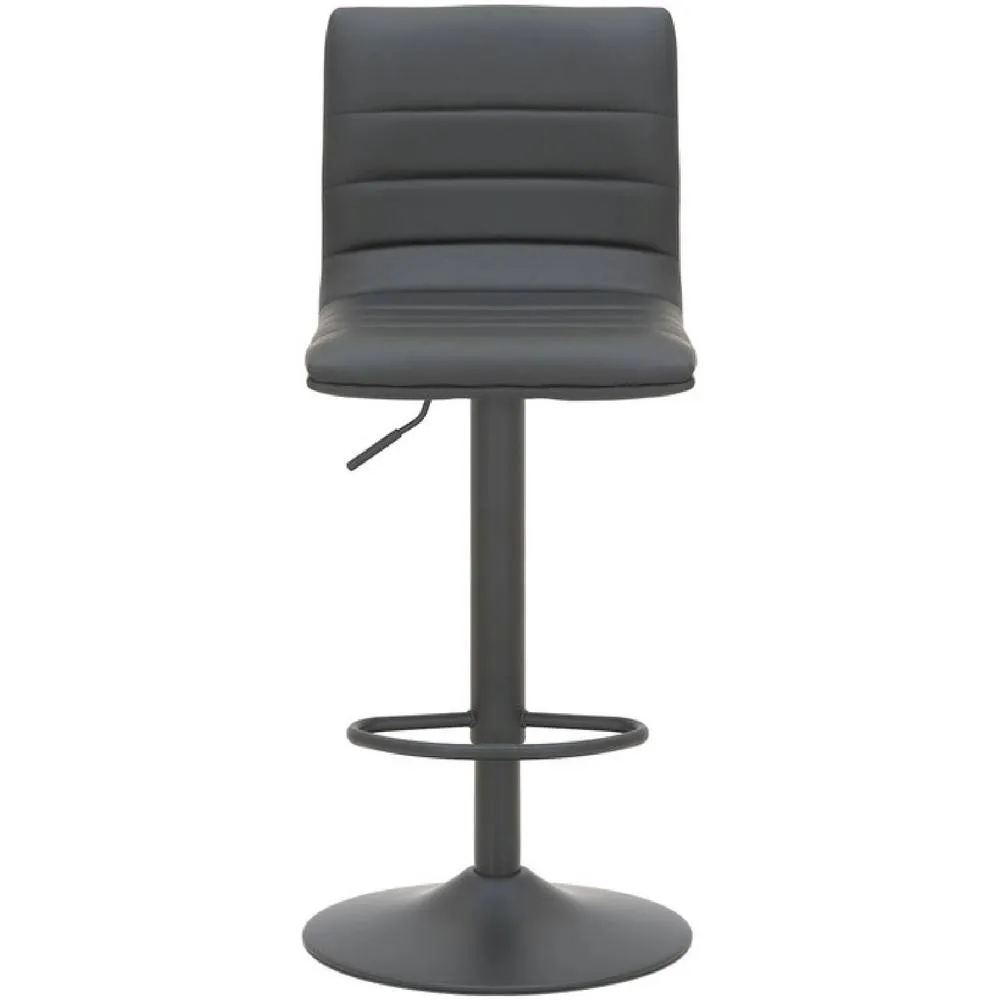 netfurniture Alsom Matt Black Bar Stool Black 3