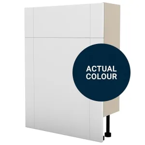 Duarti By Calypso Highwood 600mm Floor Reaching Slimline Toilet Unit - Midnight Blue