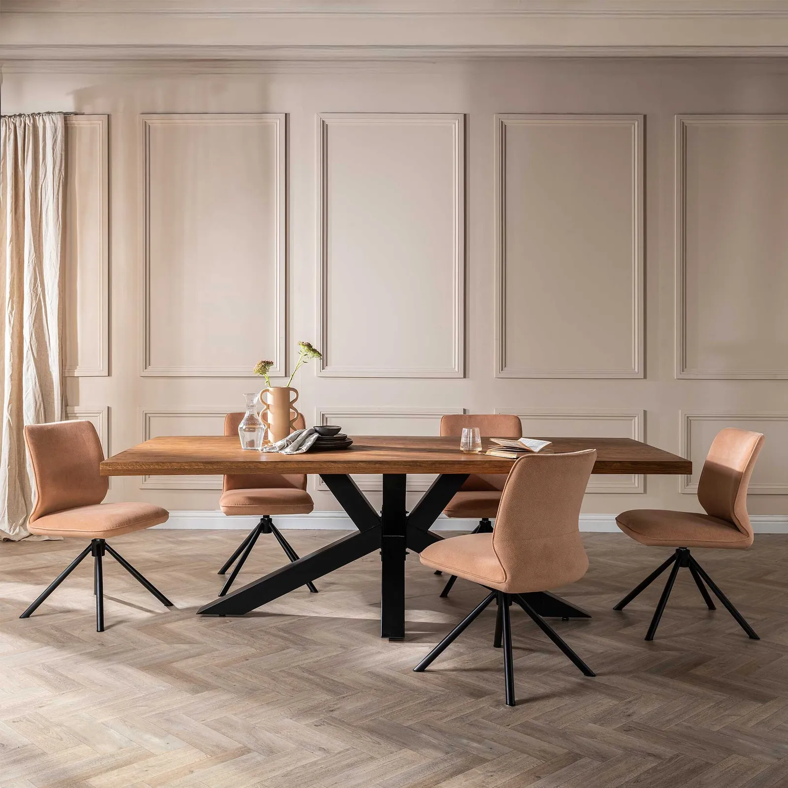 Faulkner Dining Chair, Brown | Barker & Stonehouse 3