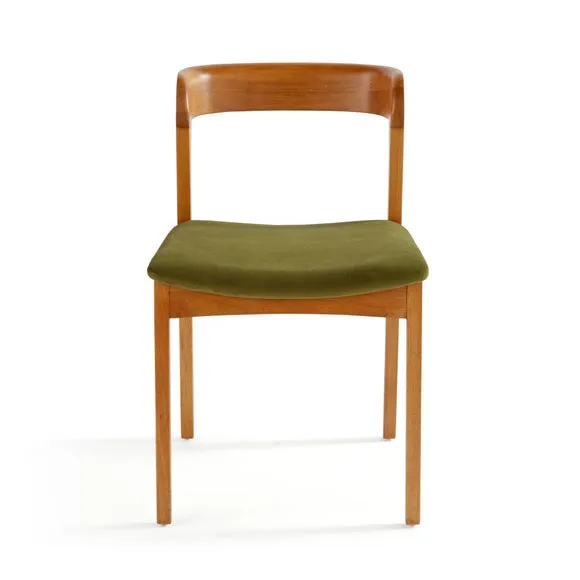 Melia Set of 4 Olive Dining Chairs, Velvet 4