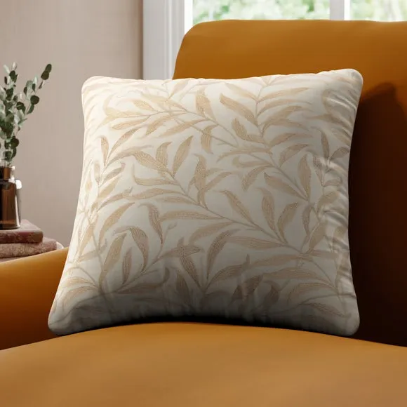 William Morris At Home Willow Bough Embroidery Made to Order Cushion Cover