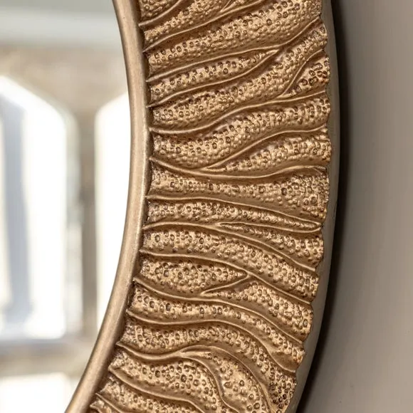 Cedar and Sage Solara Round Wall Mirror 2