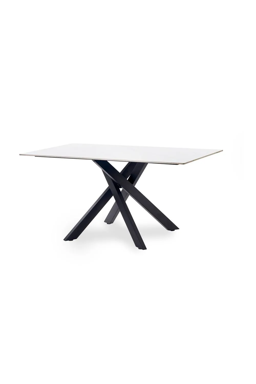 Julian Bowen Bradley Rectangular Ceramic Top 4-6 Seater Dining Table in White 6