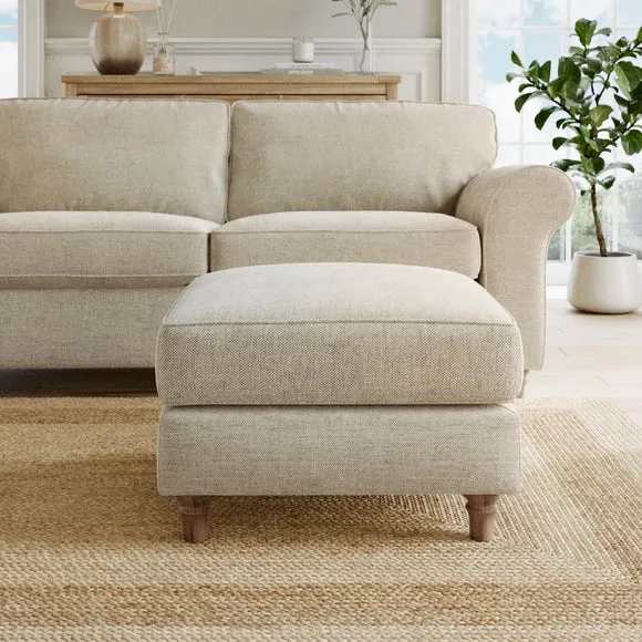 Flori Basket Weave Footstool 2