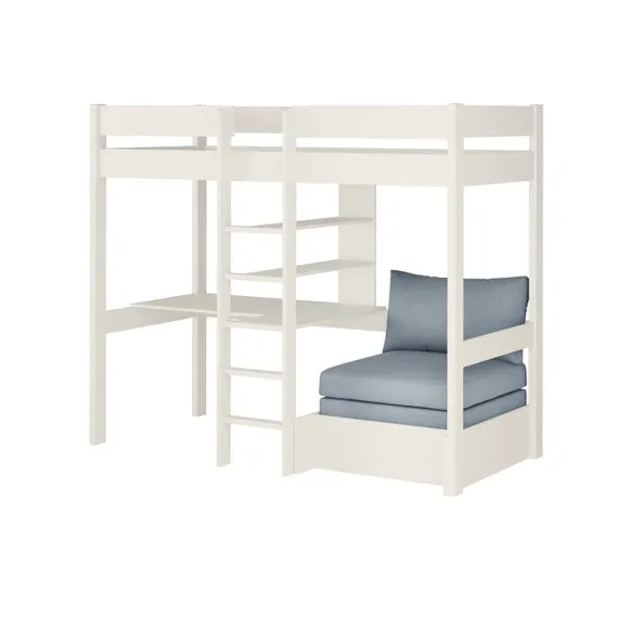 Uno Highsleeper With Chair Bed And Cushion Set Pine 5