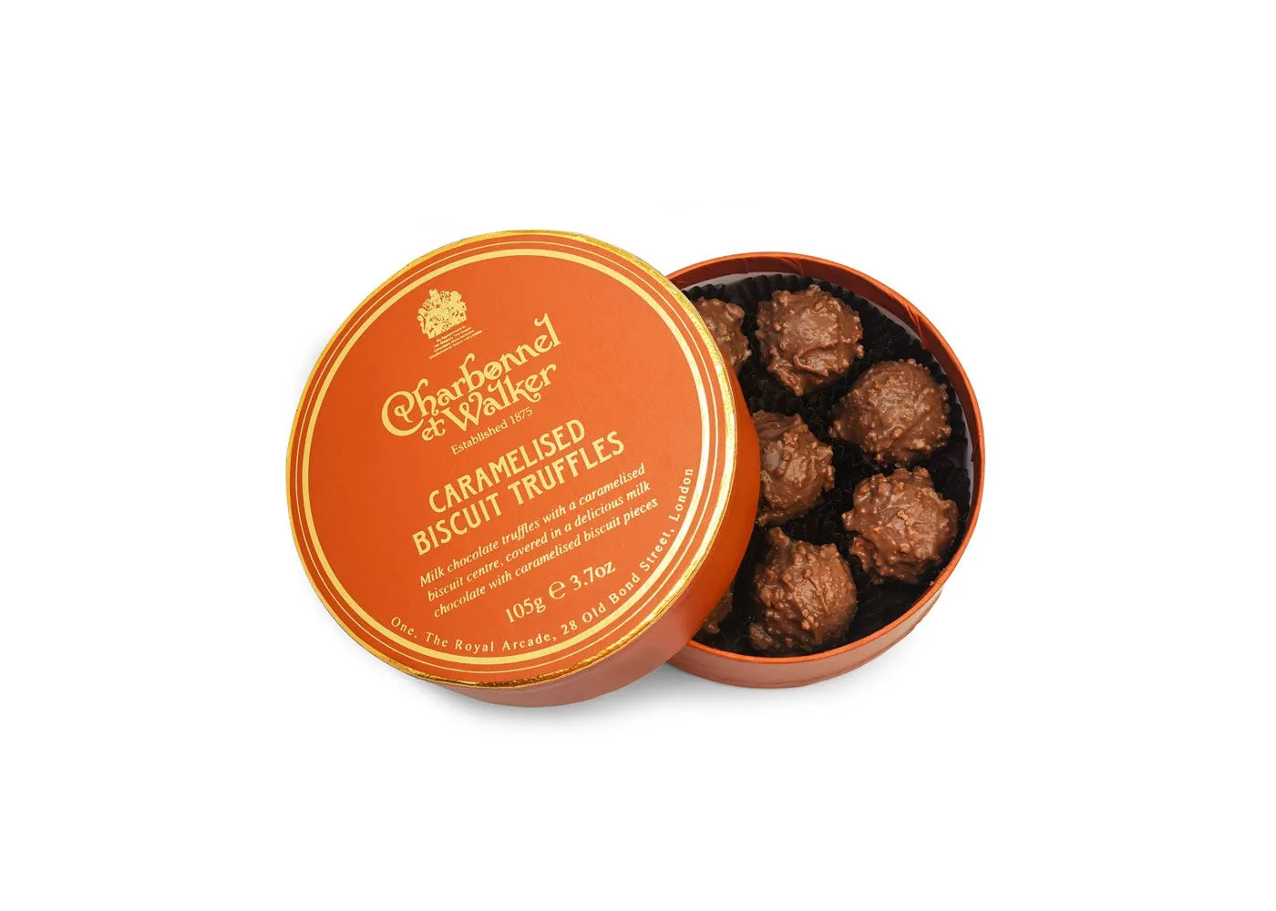 Charbonnel et Walker Ltd Caramelised Biscuit Truffles Single Layer