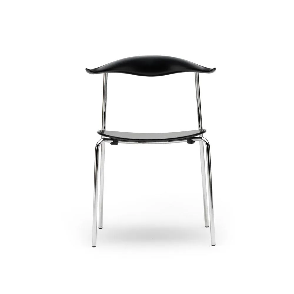 Carl Hansen & Son CH88T Dining Chair Beech Stainless Steel Frame 2