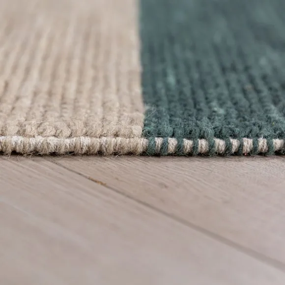 Otis Wool Patchwork Check Rug 4