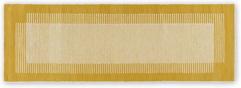 Caixa Wool Runner, 70 x 200cm, Mustard Yellow