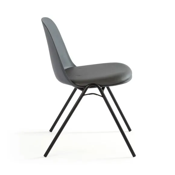 Burton Dining Chair, Faux Leather 6