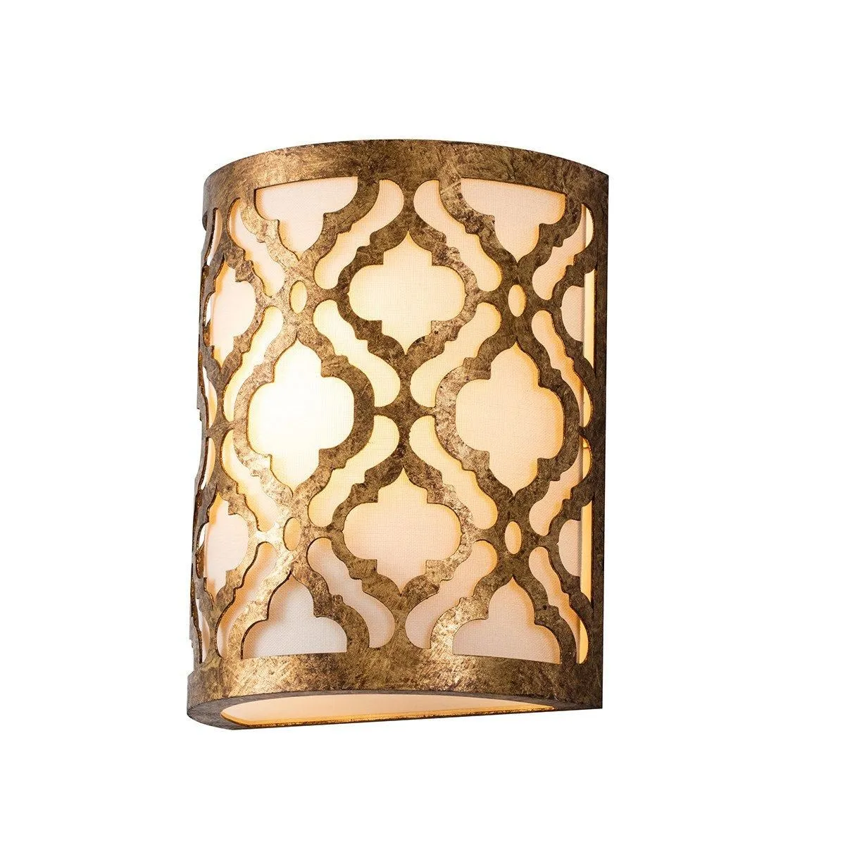 Netlighting Arabella 1 Light Indoor Wall Light Gold E27