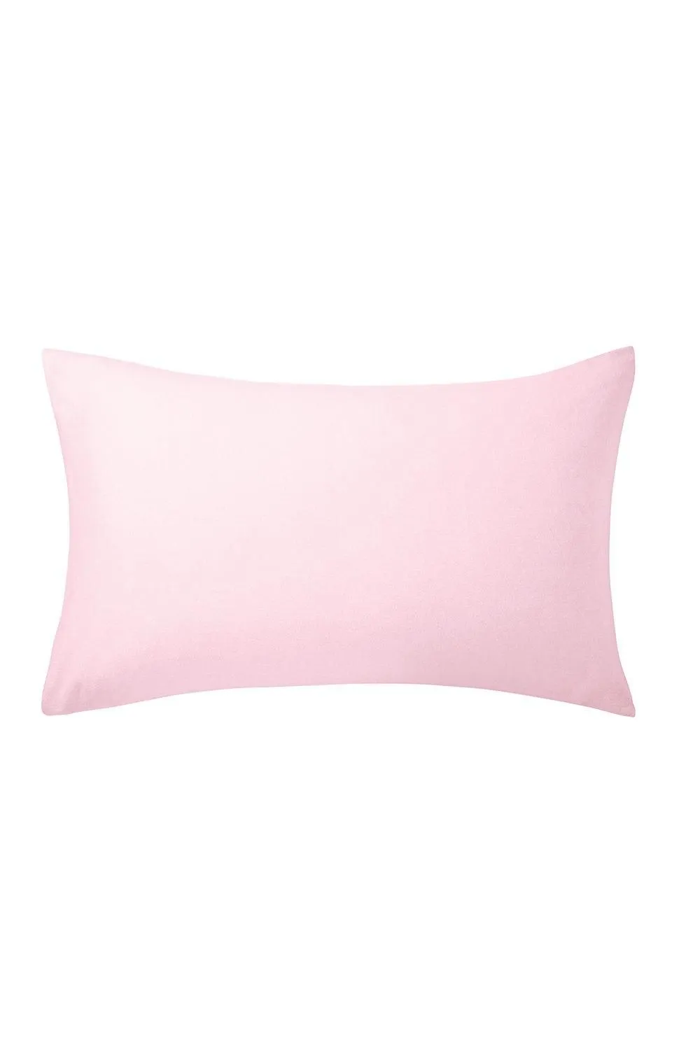 Helena Springfield 'Hs Brushed Cotton' Standard Pillowcase Pair in Baby Pink