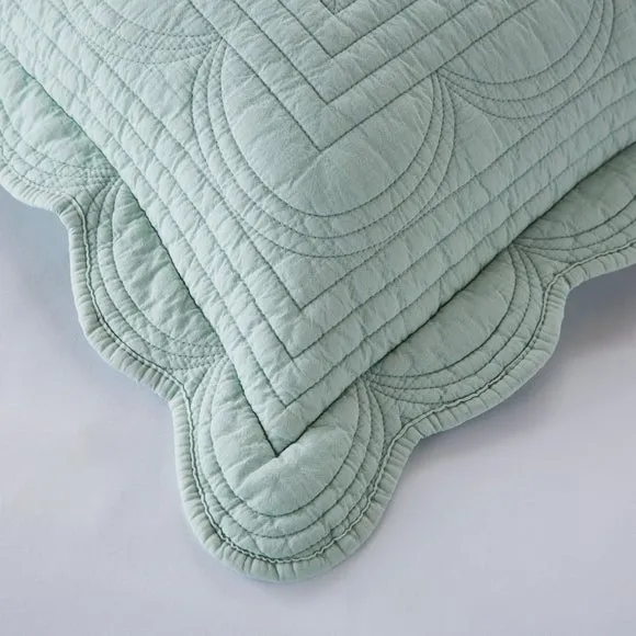 Dorma Soft Scalloped Pillow Sham 2