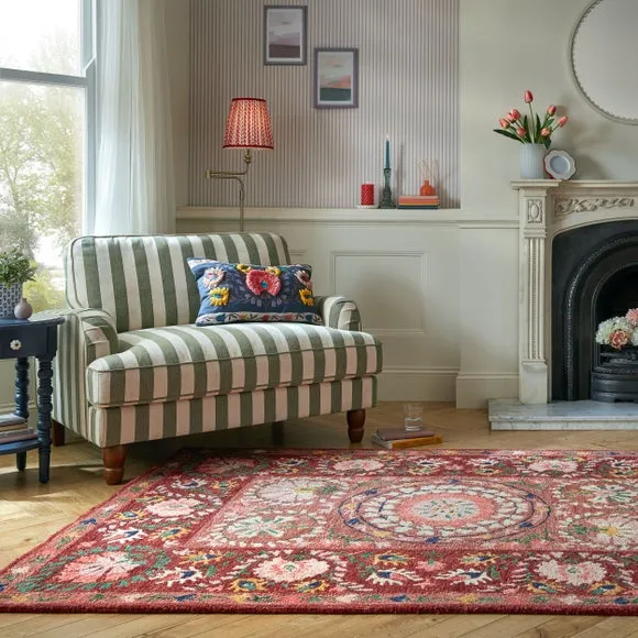 Hani Floral Wool Rug 1