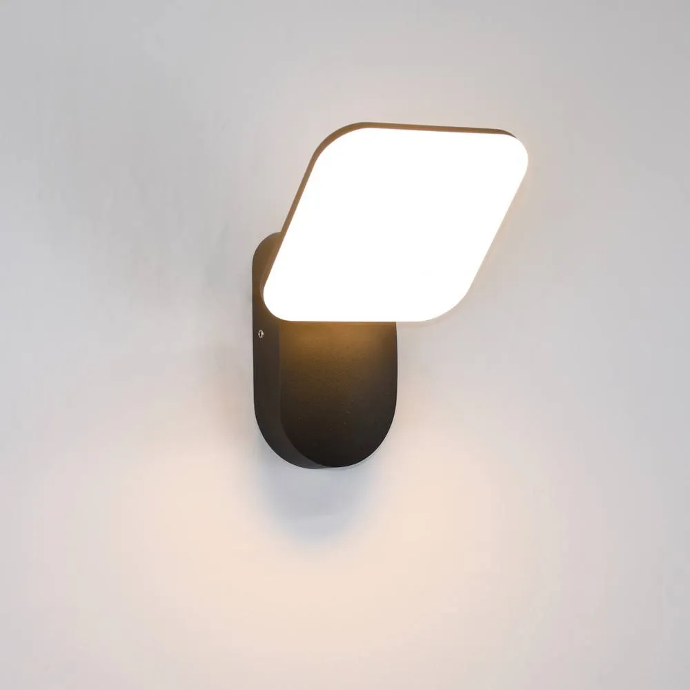 Netlighting Nammi Outdoor Wall Down Lamp Black 3000K Warm White IP54 2