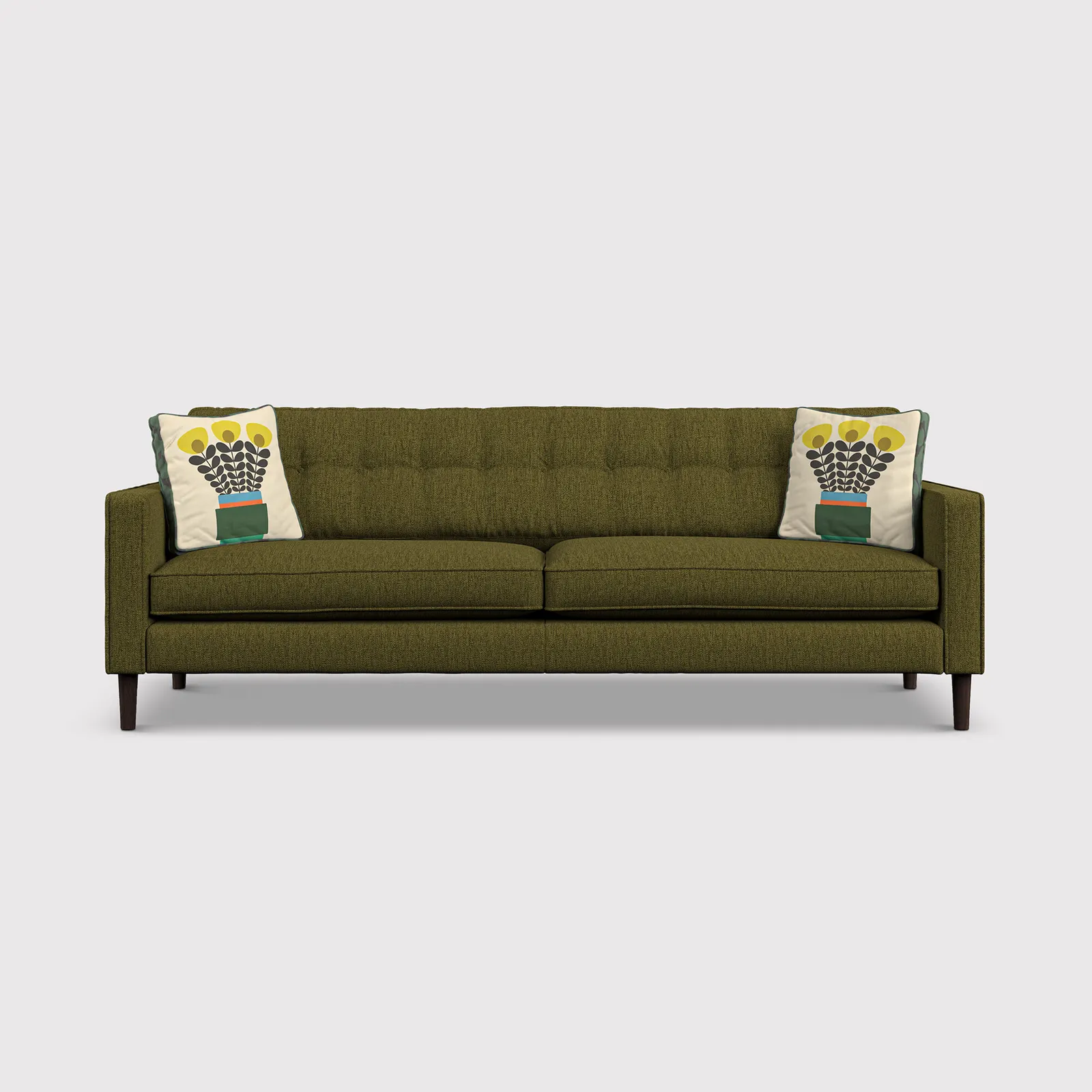 Orla Kiely Ebben Extra Large Sofa, Green Fabric | Barker & Stonehouse 1