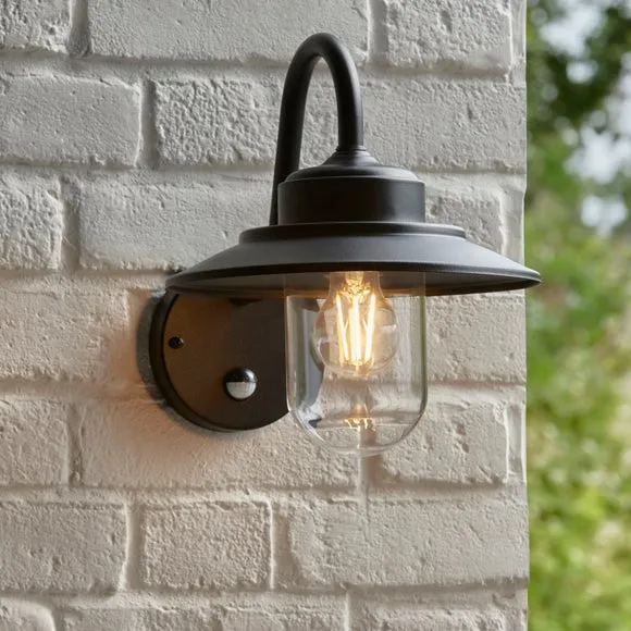 Vogue Theo Industrial PIR Sensor Outdoor Wall Light 2