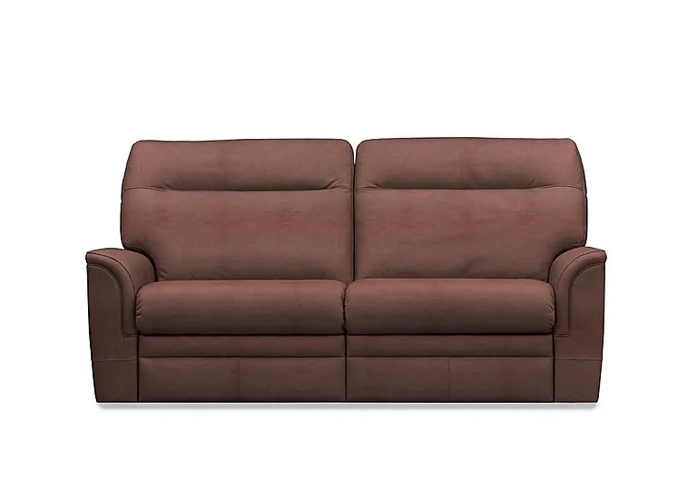 Hudson 23 Large 2 Seater Leather Sofa - Revolution Chocolate
