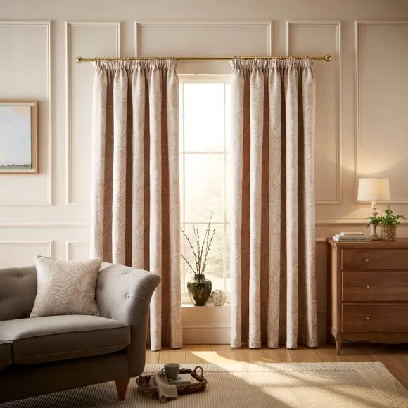 Churchgate Fern Pencil Pleat Curtains 2