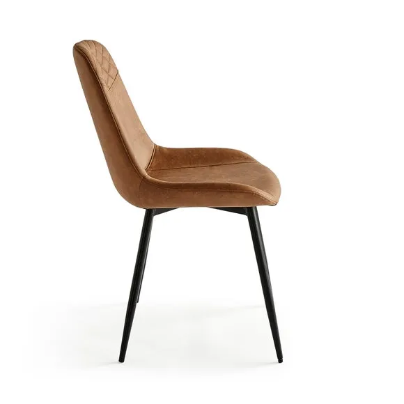 Walden Set of 4 Dining Chairs, Faux Leather 5