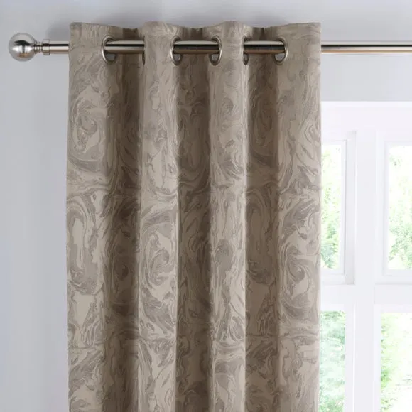 Diablo Marble Eyelet Curtains 1