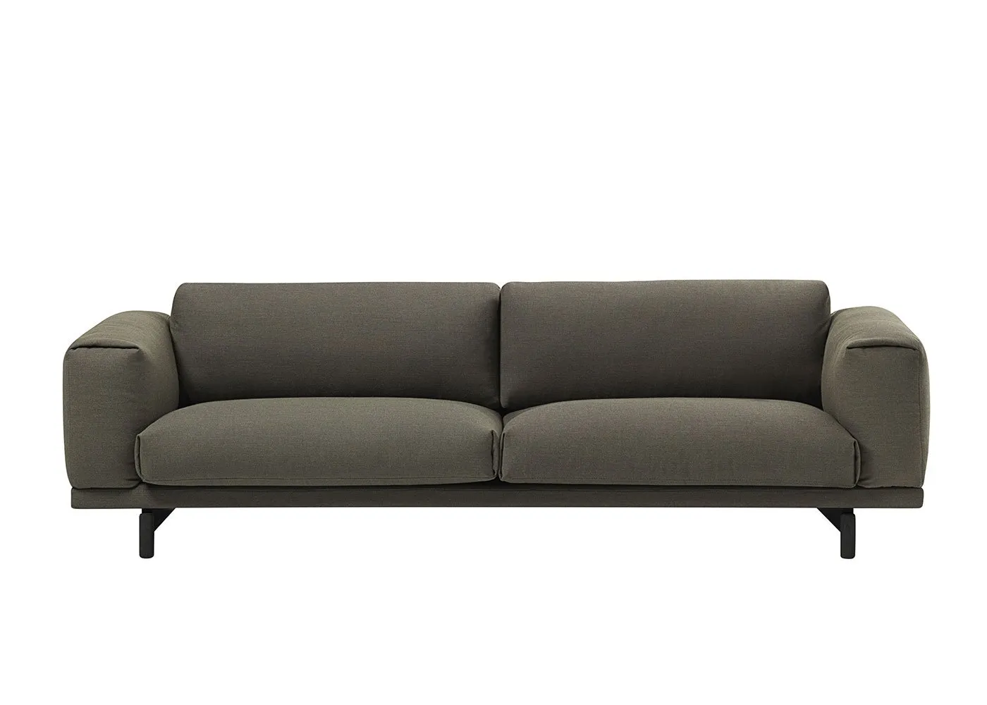Muuto Rest 3 Seater Sofa Kvadrat Fiord Dark Green 961 1