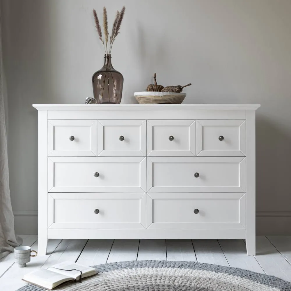 Nöa and Nani Karlstad Chest of Drawers 8 Drawer in White 3