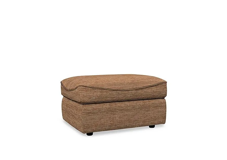 Amesbury Fabric Footstool - Victoria Ginger