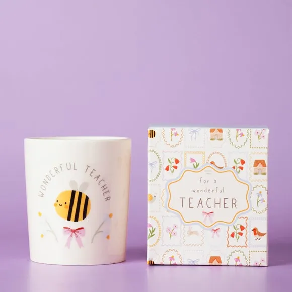 Love Life Teacher Lychee & Raspberry Ceramic Candle